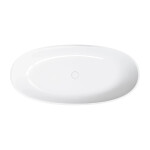 OMNIRES - Shell m+ vaňa voľne stojaca s prepadom, 160 x 75 cm, biely lesk; SHELLWWZPBP