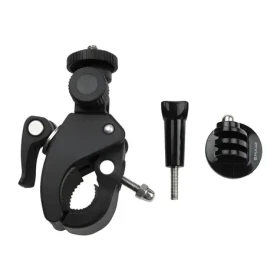 Puluz PU177B čierna / Držiak na riadidlá / pre akčné kamery / nastavenie 0-180 ° / plast (PU177B)