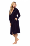 Dámsky župan CLASSIC 798 Black - DE LAFENSE L černá