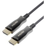 Maxtrack HDMI prepojovací kábel Zástrčka HDMI-A, Zástrčka HDMI-A 30.00 m čierna C 508-30 ML 4K UHD HDMI kábel; C 508-30 ML