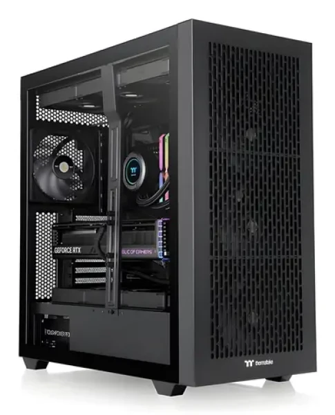 Thermaltake AX500 čierna / E-ATX / 2x USB-A 3.2 / 1x USB-C / 4X 140mm / bez zdroja / priehľadná bočnica (CA-11D-00F1WN-00)