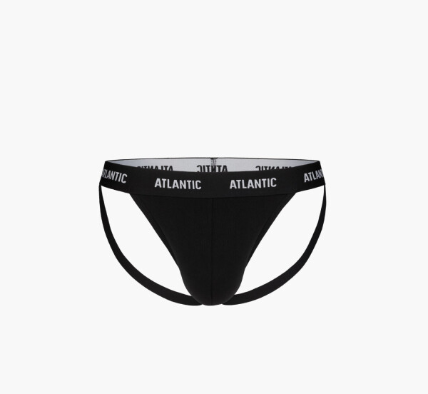 Jockstrap pánské slipy ATLANTIC černé