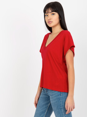Dámske tričko TW TS 2005.43 tmavo červená - FPrice XL