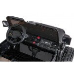 Mamido Elektrické autíčko Extreme Sport 4x4 s premenlivou veľkosťou čiernej