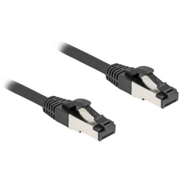 Delock 80575 RJ45 sieťové káble, prepojovacie káble CAT 8.1 S/FTP 10.00 m čierna 1 ks; 80575