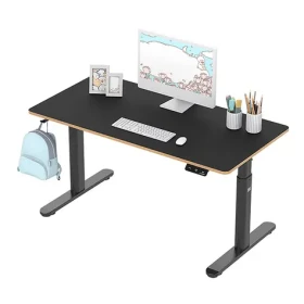 Ultradesk Pulsar čierna / Detský pracovný stôl / elektricky nastaviteľná výška / 120x60 cm / 55-81 cm (UDESK-PUL-BK)