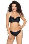 Dámské plavkové kalhotky brazilky SF model 17291414 BLACK - AVA SWIMWEAR Barva: černá, Velikost: XXL