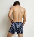 Pánske voľné boxerky 2 ks DIM COTTON STRETCH LOOSE BOXER 2x - DIM - tmavo červená XL