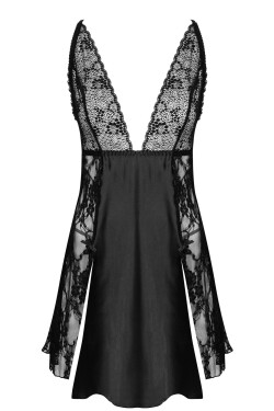 Dámska košieľka Delight chemise - BEAUTY NIGHT FASHION černá S/M