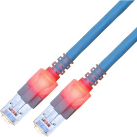 Easylan CS1OBCDCD0250 RJ45 sieťové káble, prepojovacie káble CAT 6 S/FTP 25.00 m modrá dvojžilový tienený, bez halogénov, samozhášavý 1 ks; CS1OBCDCD0250