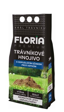 AGRO FLORIA PREMIUM Trávnikové hnojivo s účinkom proti krtkom 2,5 kg