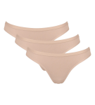 SLOGGI GO DAILY COTTON - Mini nohavičky (3 ks) Sloggi NEW BEIGE XS