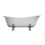 OMNIRES - ATENA COMFORT M+ voľne stojaca vaňa, 168 x 76 cm, biely lesk ATENA168BP