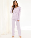 Pyžamo Regina 717 long/ 2XL-3XL Z25/26 dámske modrá XXL