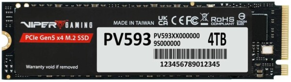 Patriot Viper PV593 4TB M.2 2280 PCI-E x4 Gen5 NVMe (PV593P4TBM28H)