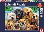 Schmidt Puzzle Psie selfie