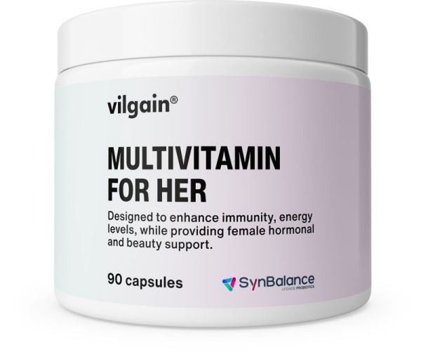Vilgain Multivitamín pre ženy – 90 kapsúl