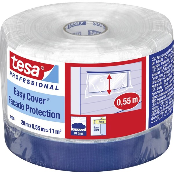 Tesa 04498-00000-00 krycia fólia tesa Easy Cover® priehľadná (d x š) 20 m x 55 cm 1 ks; 04498-00000-00