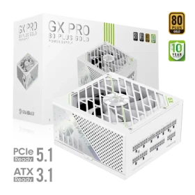 Gamemax GX PRO 1250G biela / Zdroj / ATX / 1250W / 80 PLUS Gold / Plne modulárne (GX PRO 1250G WH)