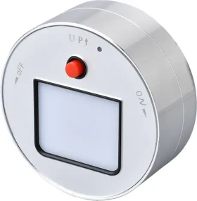 Viking zásuvkový modul A10 strieborná / LED svetlo / 3W (VA10S)