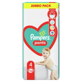 Pampers Pants 9-15kg (52ks) / Plienkové nohavičky / Veľkosť 4 (9-15kg) (DIOPMPPIE0203)