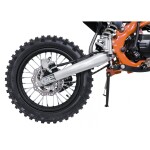 Mamido Detská benzínová motorka RamiGO ULTRA 66 125CC oranžová