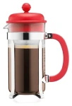 Bodum CAFFETTIERA červený / Frenchpress kanvica / 8 šálok / 1 l