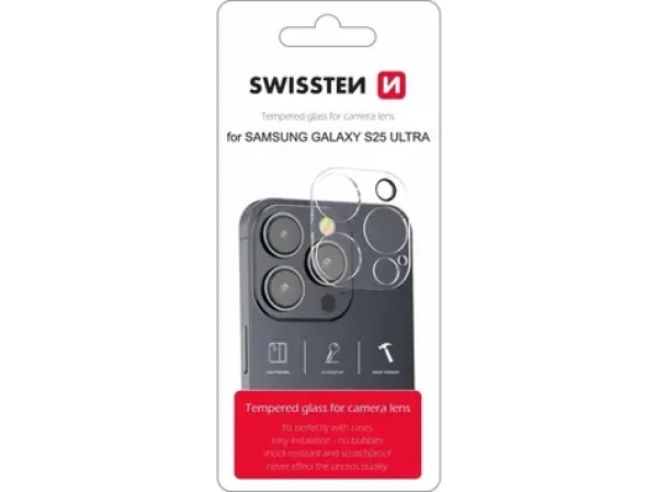 Swissten ochranné sklo na šošovku fotoaparátu pre Samsung S938B Galaxy S25 ULTRA 5G (94500123)