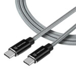 Tactical Fast Rope Aramid Cable USB-C - USB-C 100W 20V-5A 0.3m šedá (8596311153136)