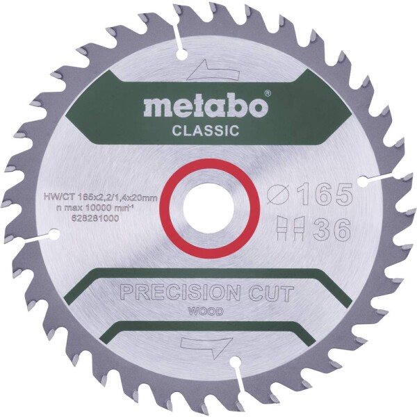 Metabo PRECISION CUT WOOD CLASSIC 628664000 pílový kotúč 190 x 30 x 1.4 mm Počet zubov (na palec): 48 1 ks; 628664000