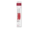 VICTORINOX Swiss Classic Kuchynský nôž 8 cm set 2 ks červená / rovné ostrie (6.7601.2C1)