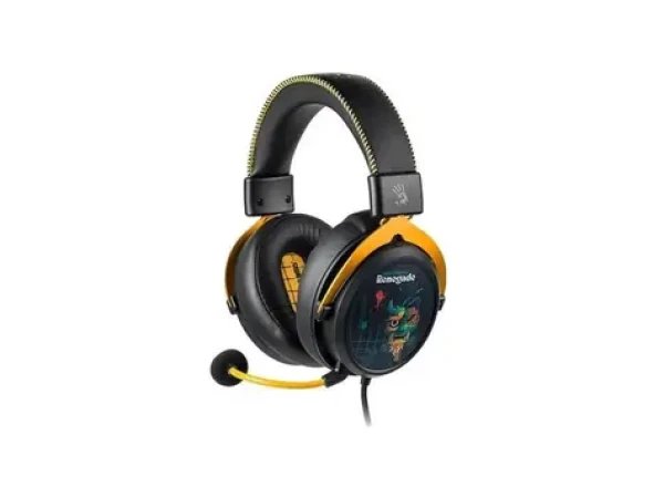 A4Tech Bloody M595 Renegade Midnight / Herné slúchadlá s mikrofónom / USB / Cmedia CM6646 / kábel 230 cm (A4TSLU47738)