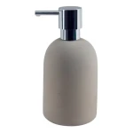 Spirella GEMMA dávkovač mydla hnedo-sivý / keramika / 500 ml (7610583202994)