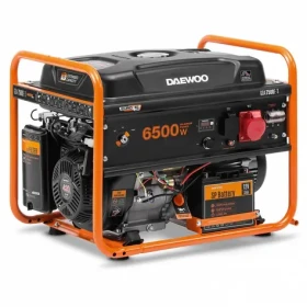 Daewoo GDA7500E-3 Benzínová elektrocentrála / 6.5 kW / 1x 230 V / 1x 400 V / 70 L (GDA7500E-3)
