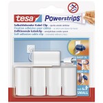 Tesa POWERSTRIPS® spona na kábel tesa Powerstrips® biela Množstvo: 5 ks; 58035-00016-20