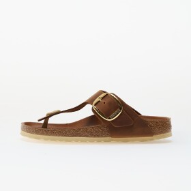 Tenisky Birkenstock Gizeh Big Buckle Natural Leather Oiled Cognac EUR 39