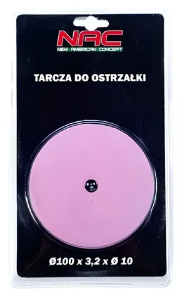 NAC Brúsny kotúč na brúsenie reťaze 100x10x3,2 mm / Pre ostričky reťazí (D100-F)