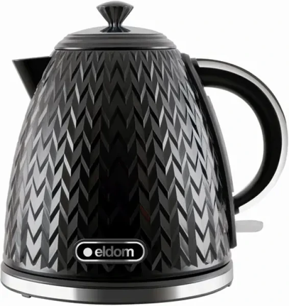 Eldom C265 Nela čierna / Rýchlovarná kanvica / 1200W / 1,7 l / plast (HKELDCZAJC265CZ)