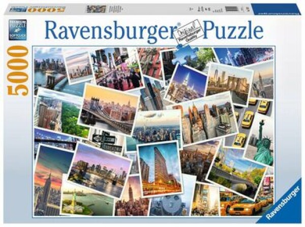 Ravensburger New York - mesto, ktoré nikdy nespí - 5000 dielikov/od 12 rokov