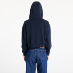 Mikina Tommy Jeans Relaxed Cropped Script Hoodie Blue L