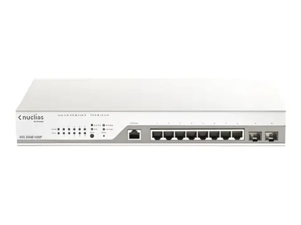 D-Link DBS-2000-10MP / Switch / 10- Port 10/100/1000 Mbps / PoE+ 130W / Nuclias Cloud (DBS-2000-10MP)