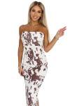 Dámske šaty 611-1 SAVANNAH - Numoco basic krémová Univerzální