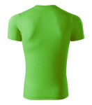 Tričko s farbou unisex jablkovo zelené XS