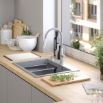 Quadron Quadron - Granitový drez KURT 110 WORKSTATION Grey Metallic ZLE-09004