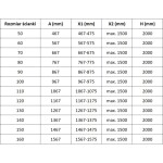 MEXEN/S - Lunar Sprchová zástena WALK-IN ľavá 70 x 200, transparent 8 mm, zlato 830-070-000-50-00-L