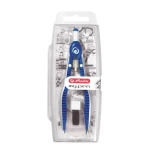 Herlitz Kružítko so zásobníkom / náhradné hroty a tuha / modro-biela (50046768)