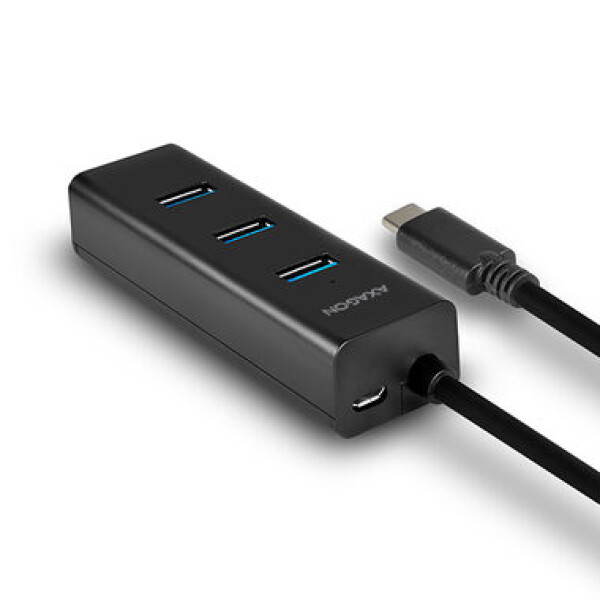 AXAGON HUE-S2C USB-C nabíjací húb čierna / 4x USB 3.2 / 2A / 40 cm (HUE-S2C)