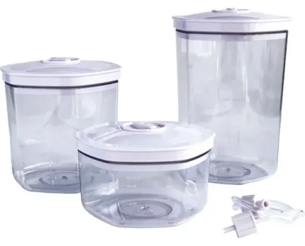 Maxxo VC1800 / Sada vákuových dóz / 3 ks / 700-2000 ml (8595235801406)