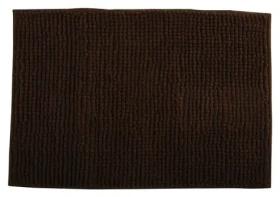 MSV CHENILLE kúpeľňová predložka 40 x 60 cm hnedá / mikrovlákno / protišmyková