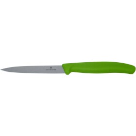 Victorinox 6.7706.L114 Nôž na šúpanie ovocia zelená; 6.7706.L114 - VICTORINOX nůž na zeleninu 10cm 6.7706.L114 10 cm zelená